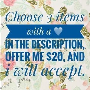 💙3 for $20💙
